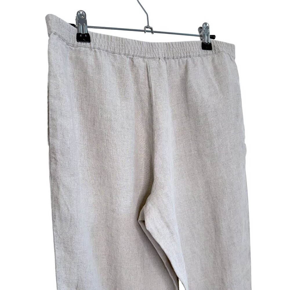 NWT J. Jill Love Linen Flax Straight Leg Pants, S Missy - Picture 5 of 8